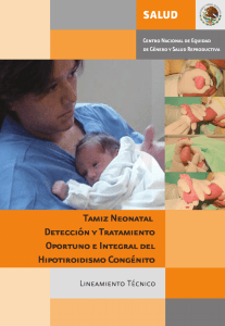 tamiz neonatal 2007 - Secretaría de Salud del Estado de México