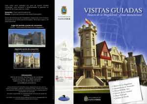 VISITAS GUIADAS - Ayuntamiento de Santander