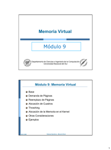 Memoria Virtual - Departamento de Ciencias e Ingeniería de la