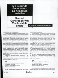 MV Segunda Generación: La Armadura Invisible Second