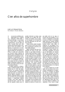 Cien años de superhombre - Instituto Emmanuel Mounier
