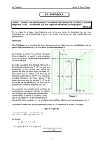 La Parábola - Sector Matemática