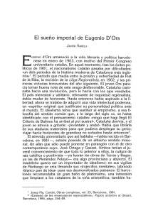 El sueño imperial de Eugenio D`Ors