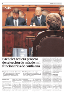 Bachelet acelera proceso de selección de más de mil