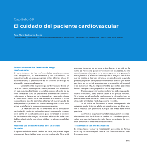 El cuidado del paciente cardiovascular