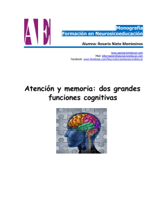 Atención y memoria: dos grandes funciones cognitivas