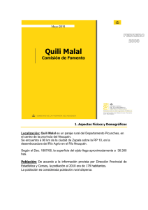 Informe Quili Malal Mayo 2015