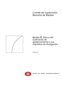Basilea III: Marco del coeficiente de apalancamiento y sus requisitos
