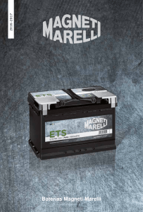 Catálogo Baterías Magneti Marelli 2016