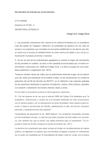 REVISTA N° 60, 1999, SERVIDUMBRE DE TRÁNSITO POR