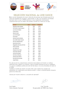 SELECCIÓN NACIONAL de LINE DANCE