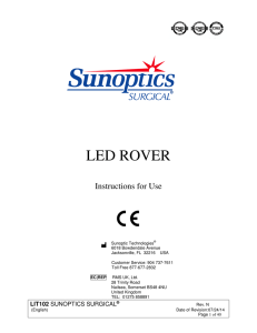 led rover - Sunoptic Technologies