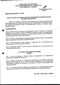 Cuarta ronda de negociaciones de