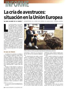 La cría de avestruces: situación en la Unión Europea