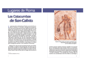 Las catacumbas de san Calixto