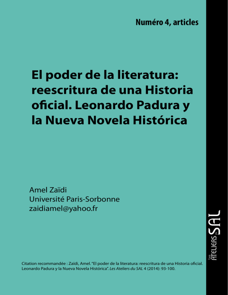 El Poder De La Literatura Reescritura De Una