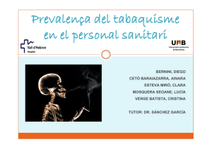 Tabaquisme en els sanitaris