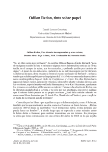 Odilon Redon, tinta sobre papel - Revistas Científicas Complutenses