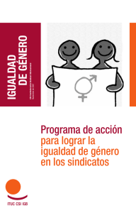 Programa de acción para lograr la igualdad de género en los