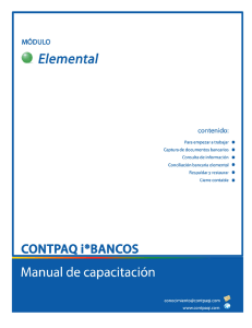 Manual Elemental CONTPAQ i BANCOS