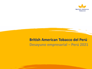 British American Tobacco del Perú Desayuno