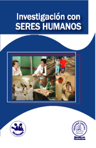 Investigación con SERES HUMANOS