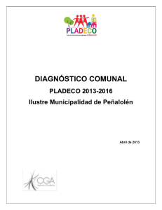 diagnóstico comunal - Municipalidad de Peñalolén