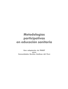Metodologías participativas en educación sanitaria