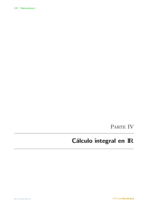 Cálculo integral en IR