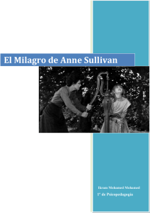 El Milagro de Anne Sullivan