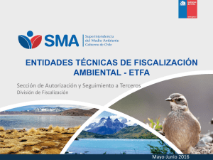 Presentación Talleres ETFA - Superintendencia del Medio Ambiente