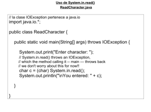 public static void main(String[] args) throws IOException { System.out