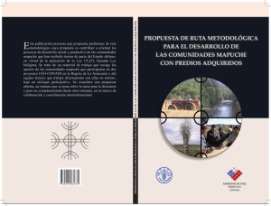 Ruta metodológica para desarrollo de comunidades mapuche