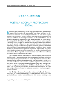 introducción política social y protección social