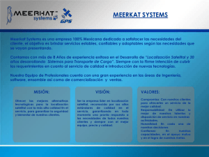 Diapositiva 1 - Meerkat Systems