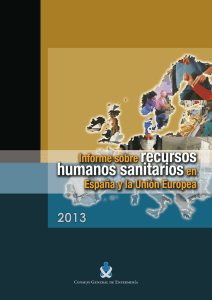 Informe sobre recursos humanos sanitarios en España y la Unión