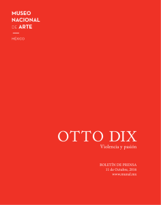 El Museo Nacional de Arte presenta la obra de Otto Dix