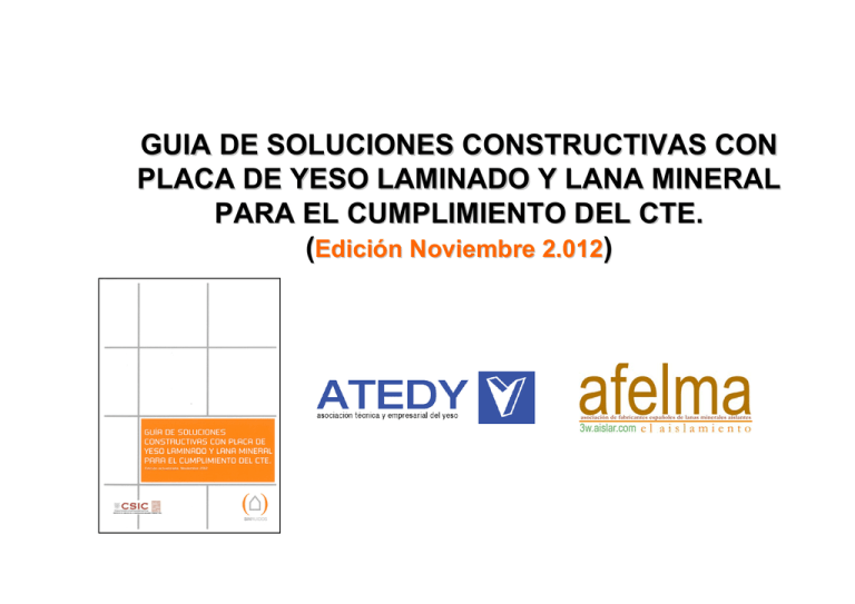 Guia De Soluciones Constructivas Con Placa De Yeso