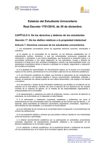 Real Decreto 1791/2010, de 30 de diciembre. Estatuto del