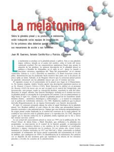 La melatonina - Bioquímica Médica I