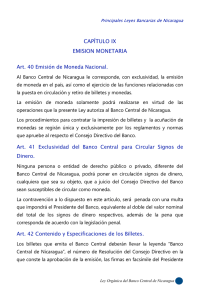 Emisión Monetaria (art. 40-47).