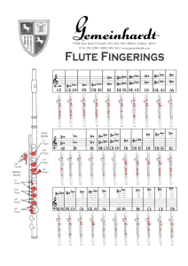 Tabla de posiciones flauta travesera – Gemeinhardt