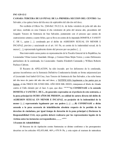 INC-125-12-2 CAMARA TERCERA DE LO PENAL DE LA PRIMERA