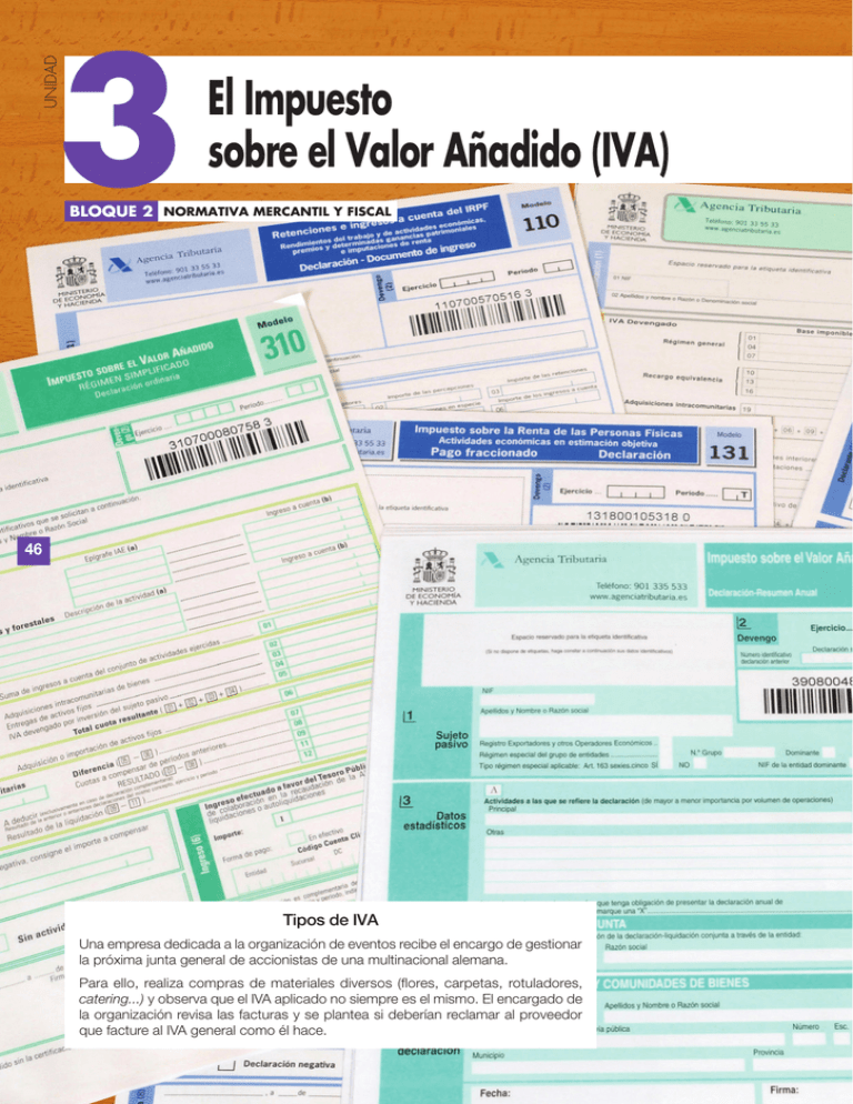 El Impuesto sobre el Valor Añadido IVA