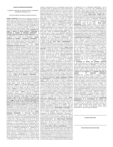 CONTRATO DE EMPRESARIO INDEPENDIENTE III.TÉRMINOS Y