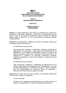 Reglamento de construcción de la ciudad de Guatemala