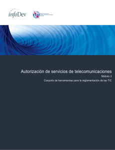 Autorización de servicios de telecomunicaciones
