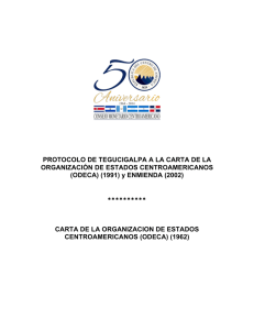 protocolo de tegucigalpa - Consejo Monetario Centroamericano
