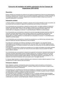 Requisitos - Comunidad de Madrid