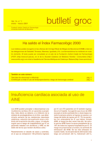 Butll Groc 2001 - Fundació Institut Català de Farmacologia